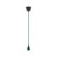 Pendelleuchte 'Neordic' E27 grün/schwarz 218 cm