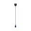 Pendelleuchte 'Neordic' E27 nachtblau/schwarz 218 cm