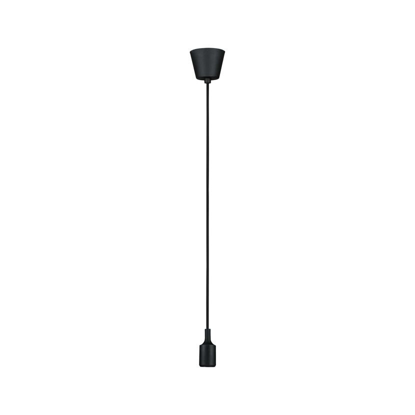 Pendelleuchte 'Neordic' E27 schwarz 200 cm