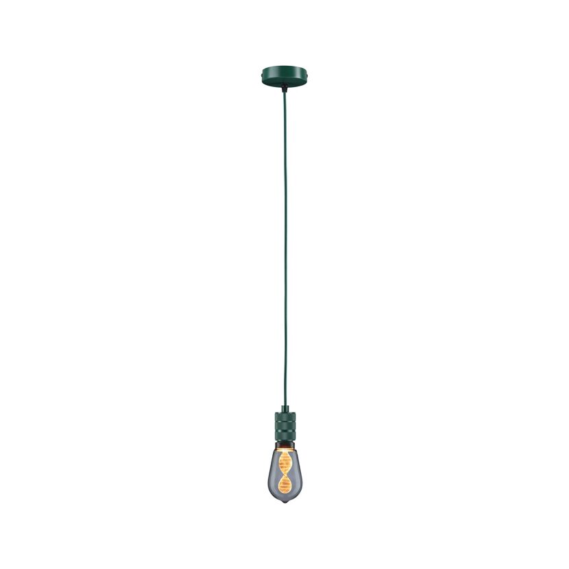 Pendelleuchte 'Neordic' E27 grün 210 cm