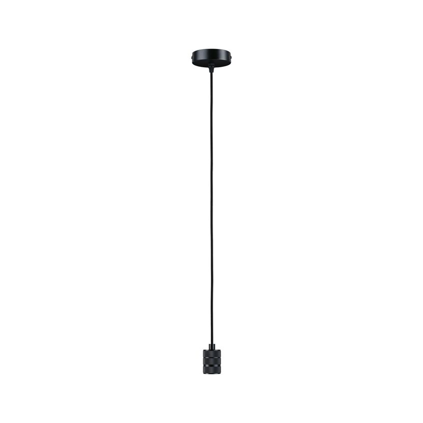 Pendelleuchte 'Neordic' E27 schwarz 210 cm