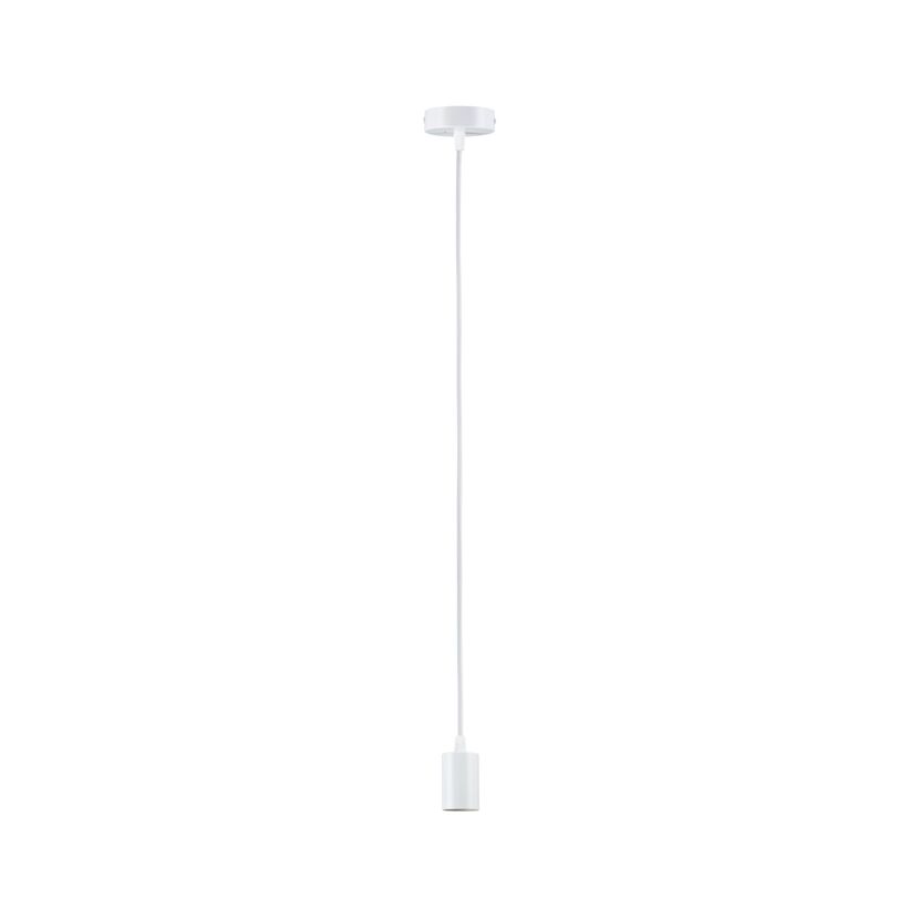 Pendelleuchte 'Ravi' E27 mattweiß 150 cm