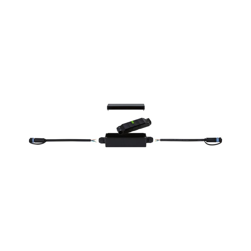 Verteilerbox 'Plug & Shine' schwarz für Loxone-Set