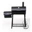 Smoker 'Biloxi' schwarz 126 x 126 x 63,5 cm