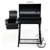 Smoker 'Biloxi' schwarz 126 x 126 x 63,5 cm