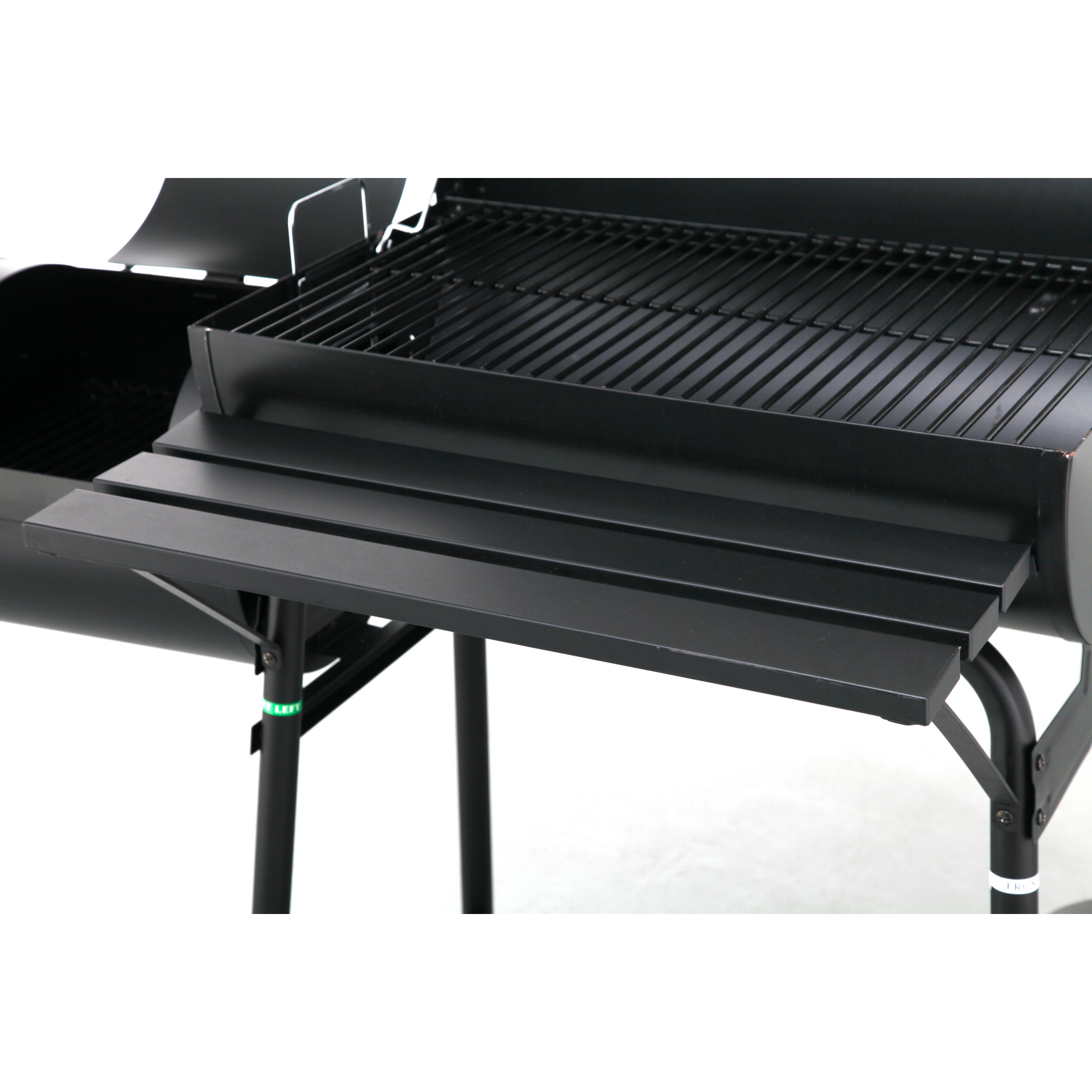 Smoker 'Biloxi' schwarz 126 x 126 x 63,5 cm