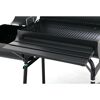 Smoker 'Biloxi' schwarz 126 x 126 x 63,5 cm