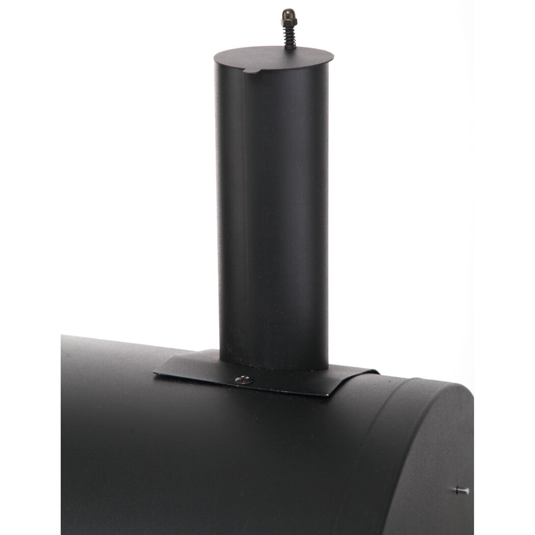 Smoker 'Biloxi' schwarz 126 x 126 x 63,5 cm