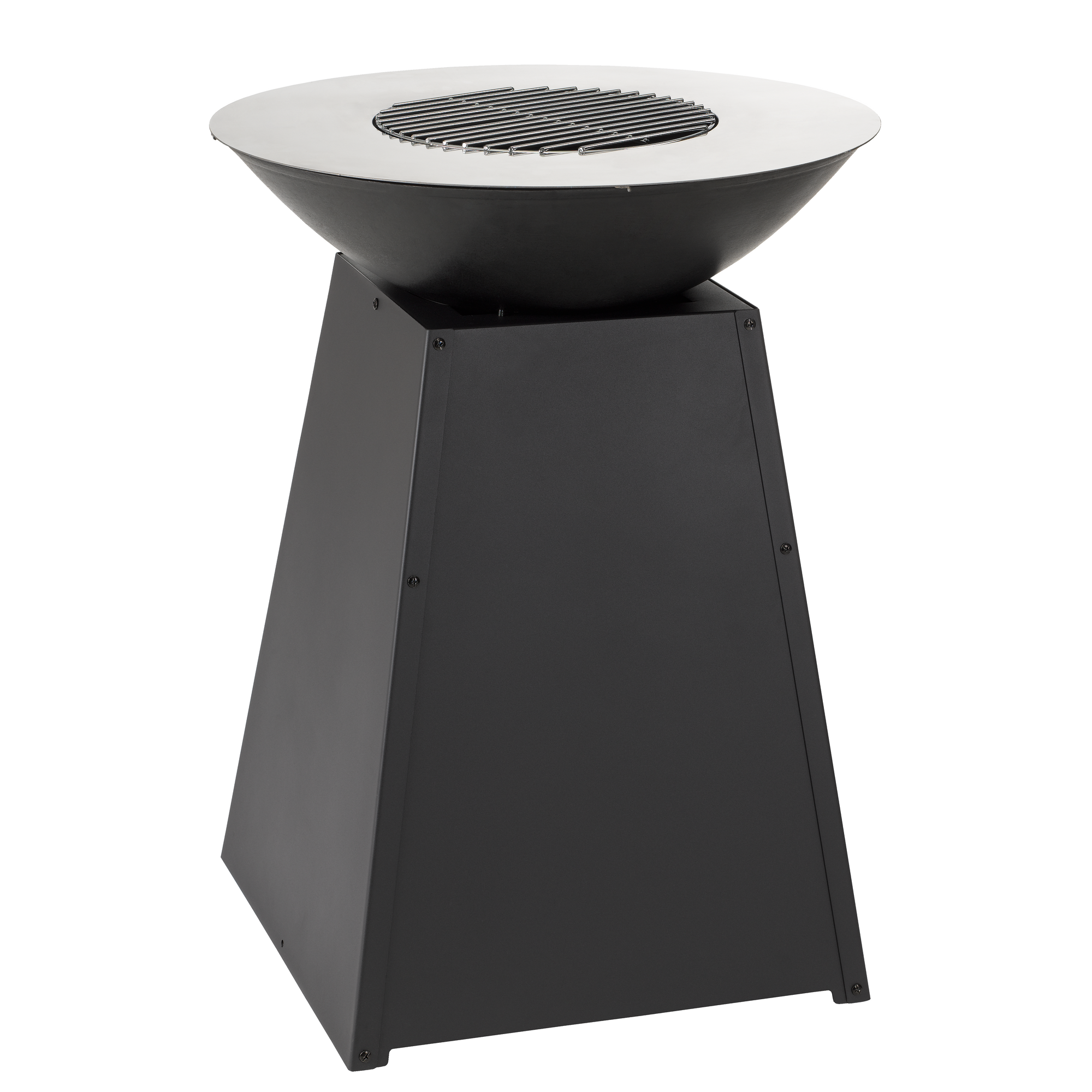 Holzkohle-Planchagrill 'Waco' schwarz Ø 60 cm