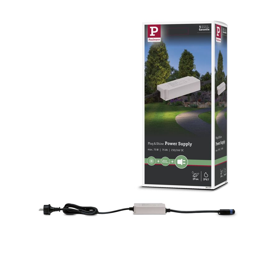 Trafo 'Plug & Shine' IP 67 75 W 230/24V