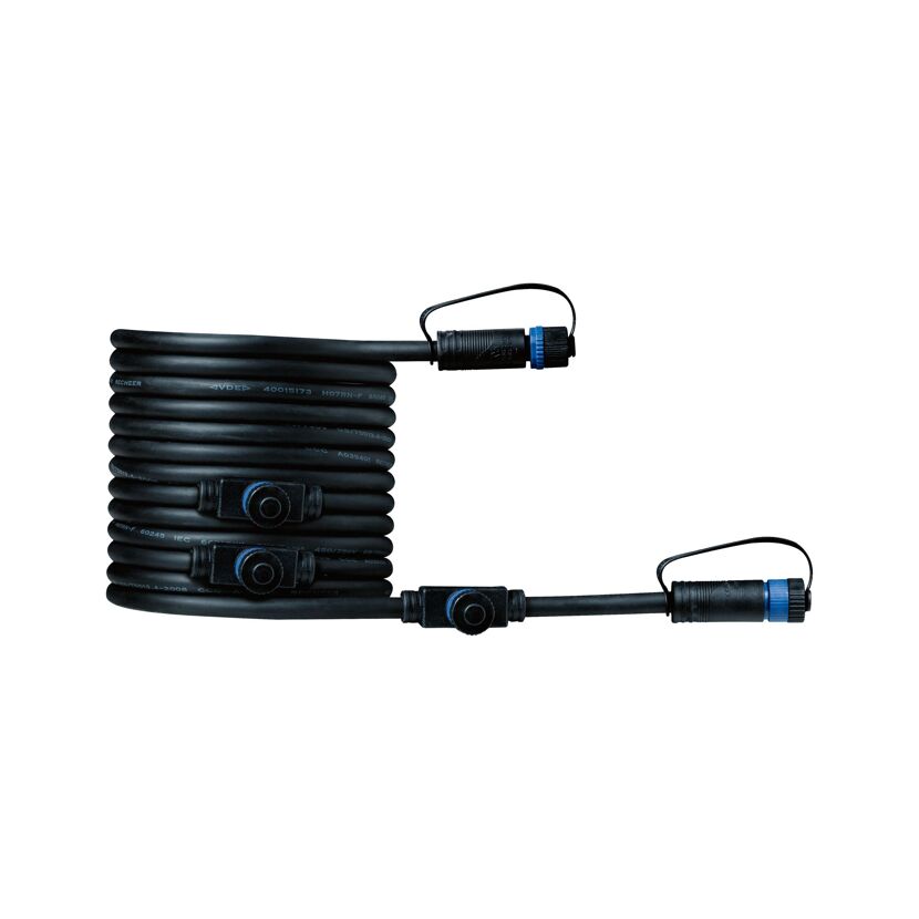 Verbindungskabel 'Plug & Shine' schwarz 5 m