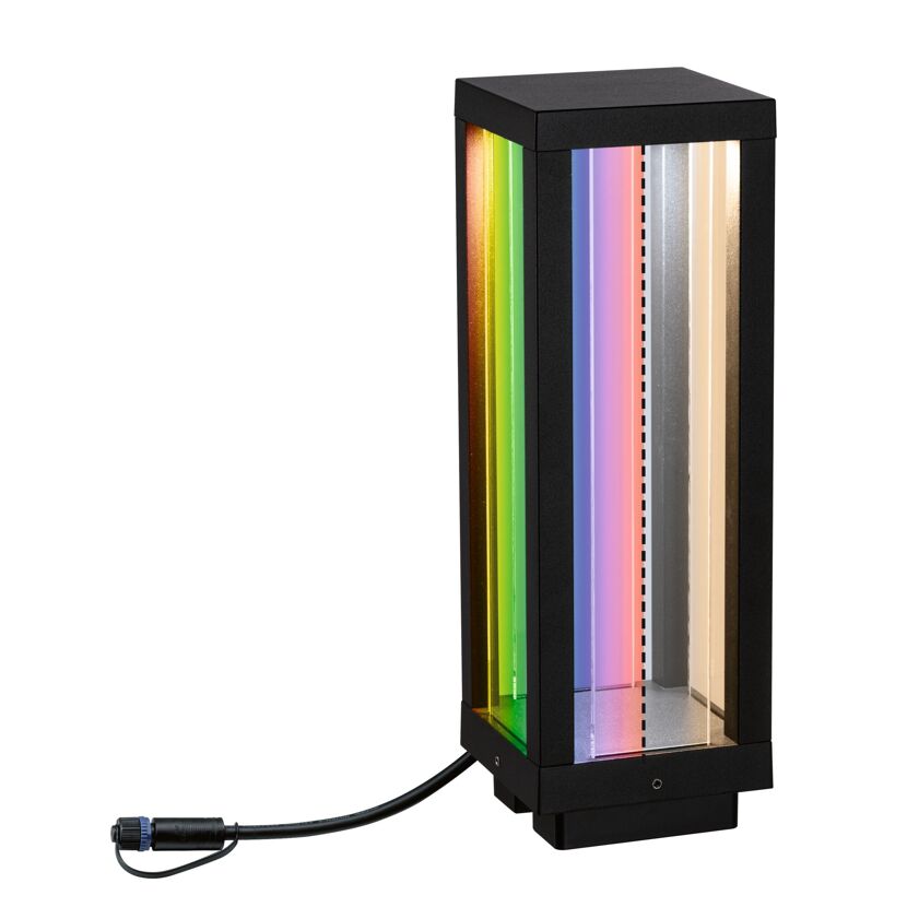 LED-Außenleuchte 'Plug & Shine' anthrazit 2 W 10 x 30 x 10 cm