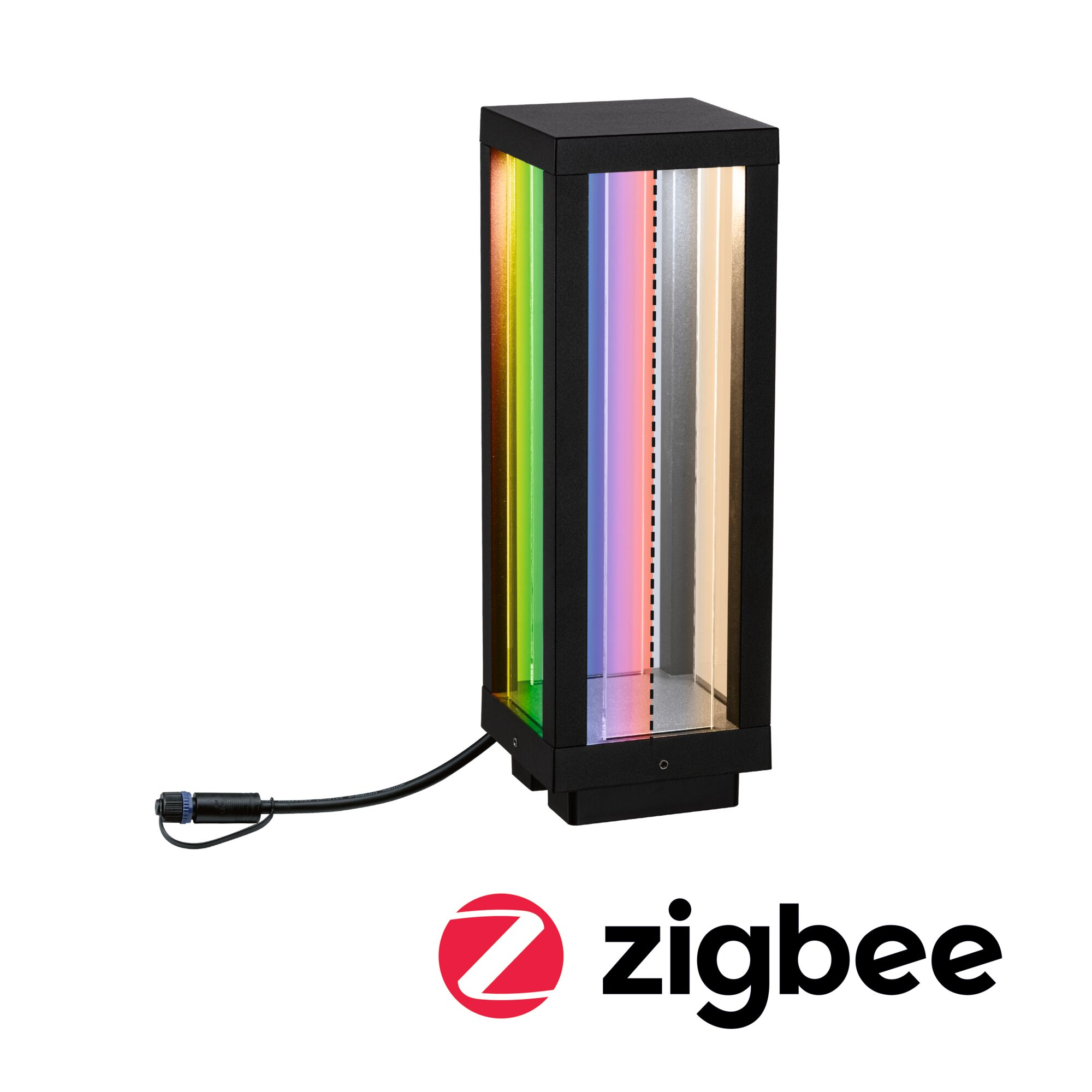 LED-Außenleuchte 'Plug & Shine' anthrazit 2 W 10 x 30 x 10 cm