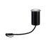 Außeneinbauleuchte 'Plug & Shine' Aluminium grau 11 W Ø 8,2 cm