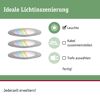 LED-Außeneinbauleuchtenset 'Plug & Shine' dimmbar 2 W 100 lm RGB - tunable white Ø 7 cm 3 Stück