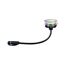Außeneinbauleuchte 'Plug & Shine' edelstahlfarben 2 W Ø 7 cm