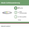LED-Außeneinbauleuchte 'Plug & Shine' dimmbar 2 W 100 lm RGB - tunable white Ø 7 cm