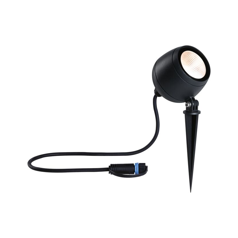 LED-Außenstrahler 'Plug & Shine' anthrazit 7,2 W Ø 5,5 x 26,1 cm