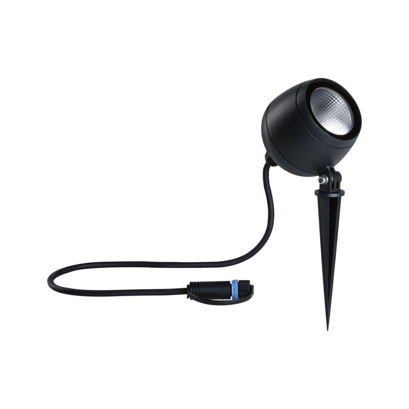 LED-Außenstrahler 'Plug & Shine' anthrazit 7,2 W Ø 5,5 x 26,1 cm