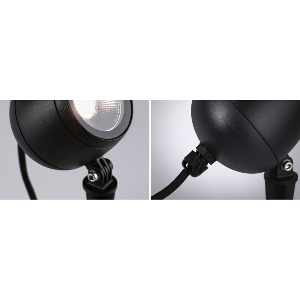 LED-Außenstrahler 'Plug & Shine' 7,2 W 640 lm warmweiß IP 65 Ø 9 x 26,1 cm