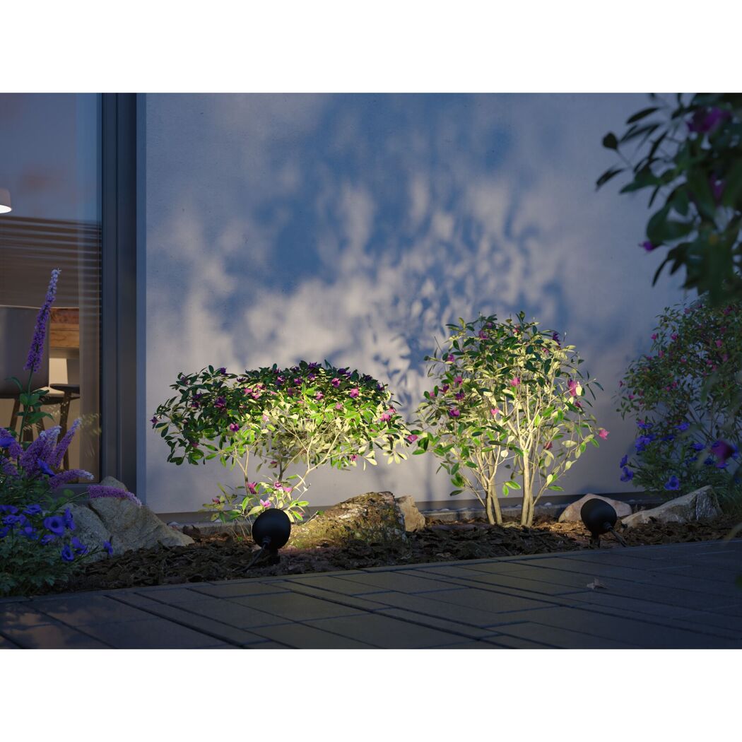 LED-Außenstrahler 'Plug & Shine' 7,2 W 640 lm warmweiß IP 65 Ø 9 x 26,1 cm