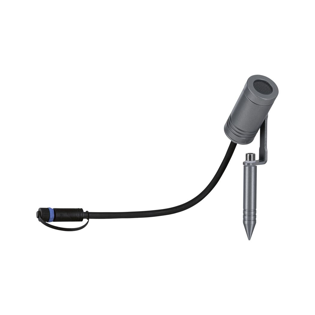 LED-Außenstrahler 'Plug & Shine' 6 W 600 lm warmweiß IP 65 Ø 4,6 x 20,4 cm