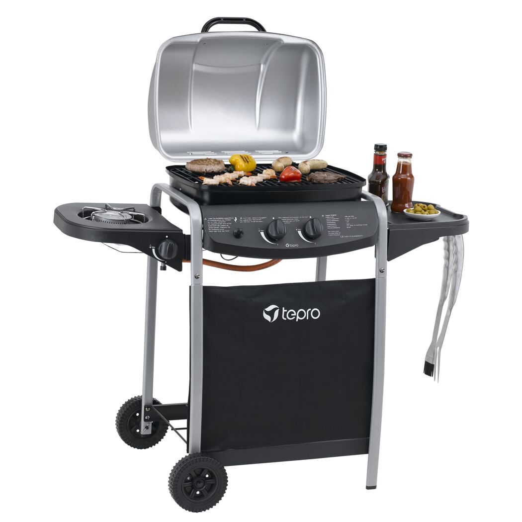 Gasgrill 'Fremont' schwarz 112 x 96,5 x 52 cm