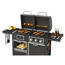 Kohle-Gas-Kombigrill 'Toronto Kombi' schwarz 173 x 116,5 x 65 cm