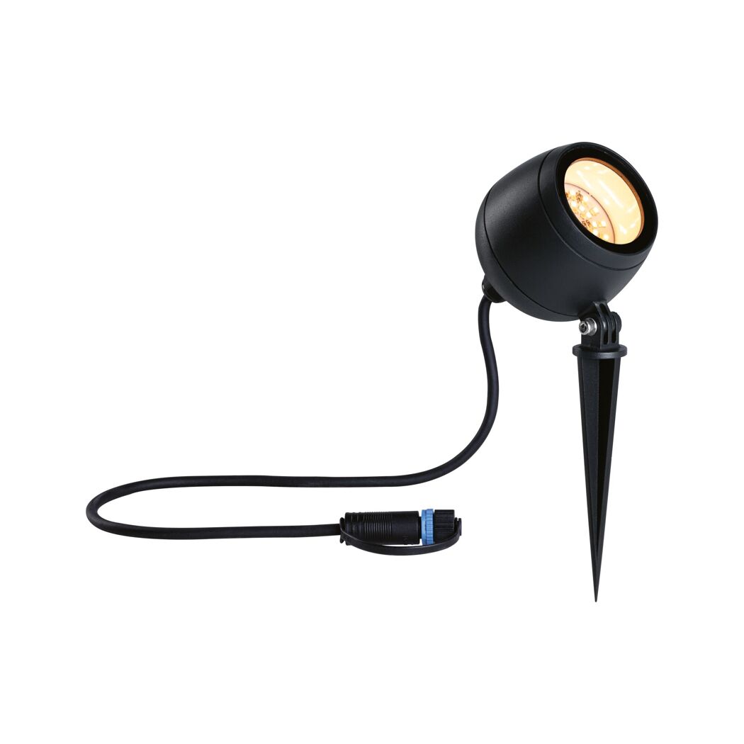 LED-Außenstrahler 'Plug & Shine' 6,2 W 660 lm warmweiß IP 65 Ø 9 x 26,1 cm