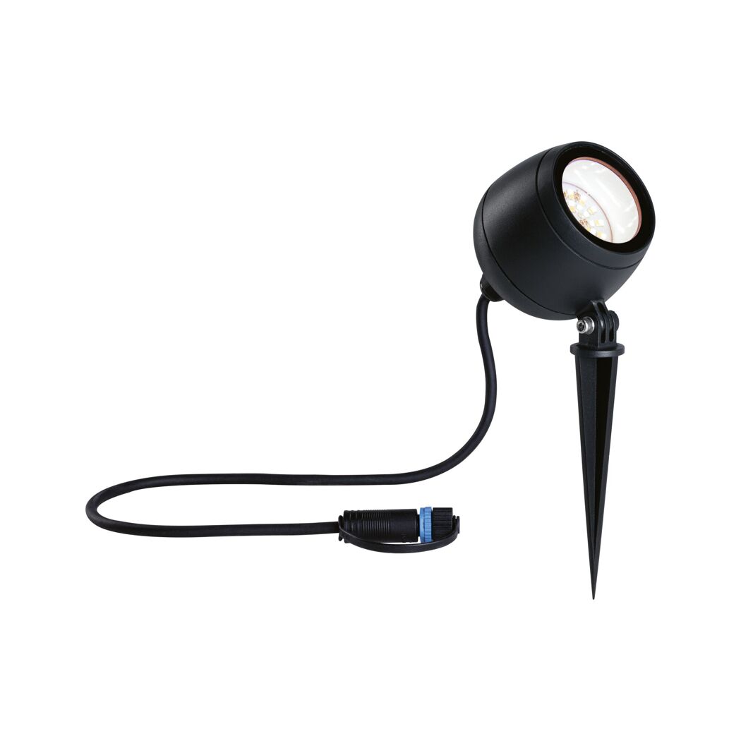 LED-Außenstrahler 'Plug & Shine' 6,2 W 660 lm warmweiß IP 65 Ø 9 x 26,1 cm
