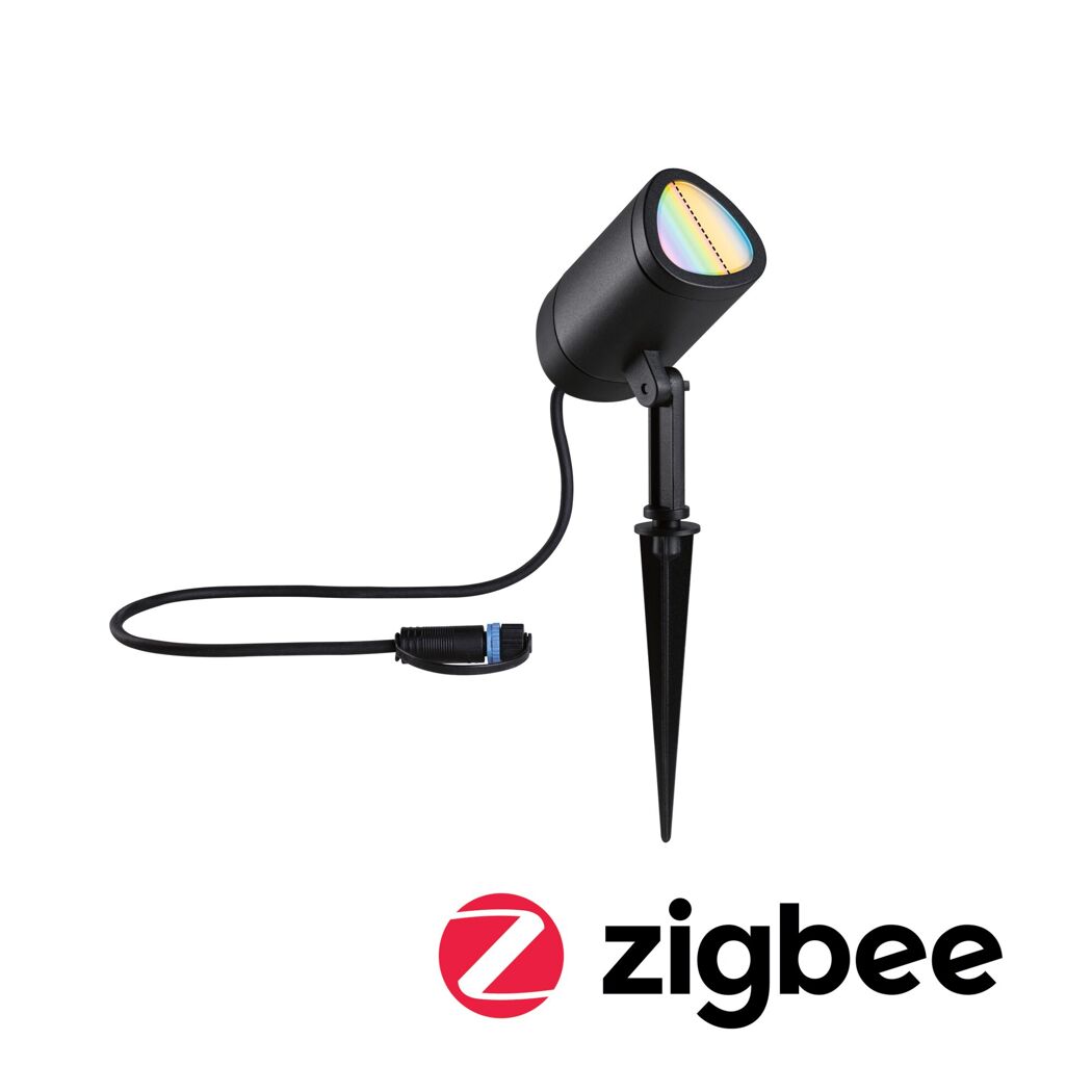 LED-Außenstrahler 'Plug & Shine' 6,5 W 500 lm RGB - tunable white IP 65 7,4 x 45,5 cm