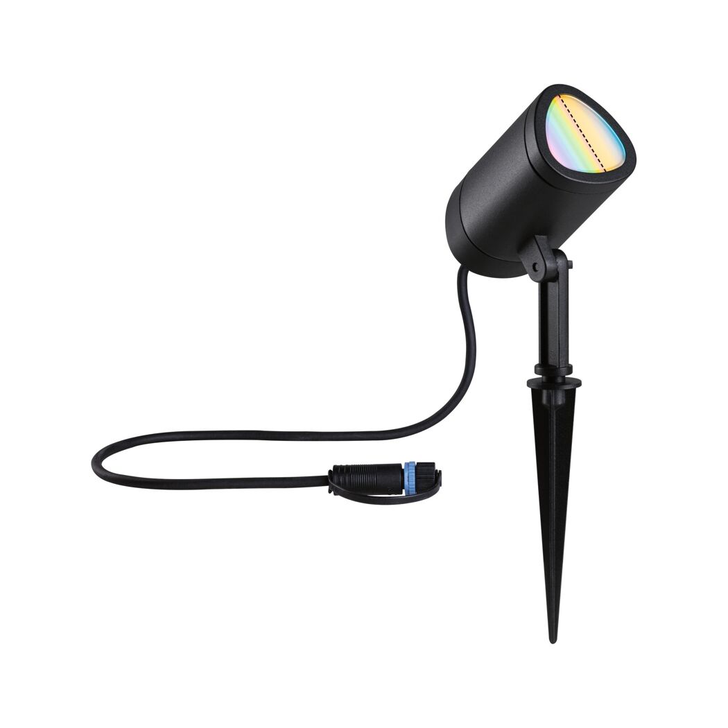LED-Außenstrahler 'Plug & Shine' 6,5 W 500 lm RGB - tunable white IP 65 7,4 x 45,5 cm