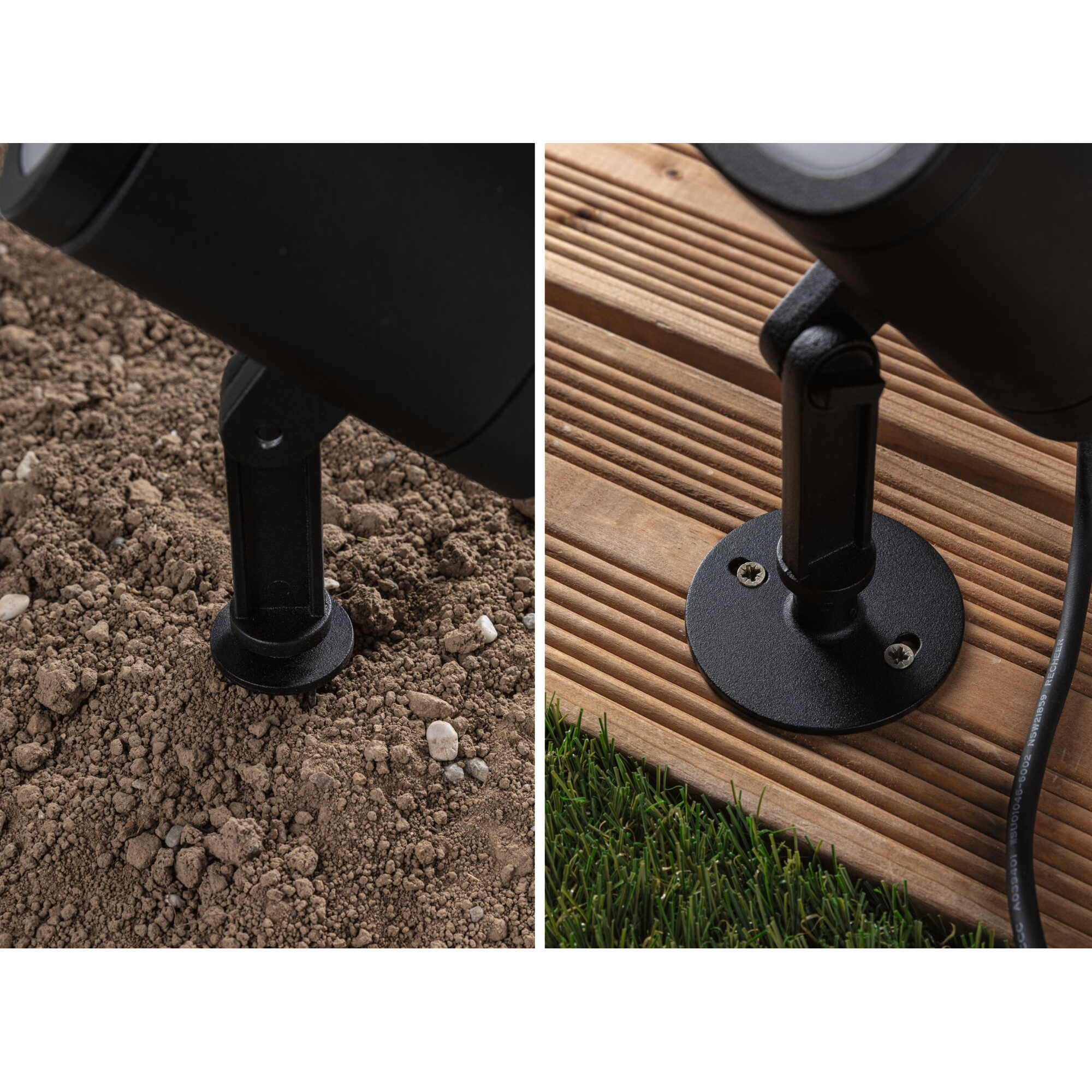 LED-Außenstrahler 'Plug & Shine' anthrazit 6,5 W 7,4 x 45,5 x 11,6 cm