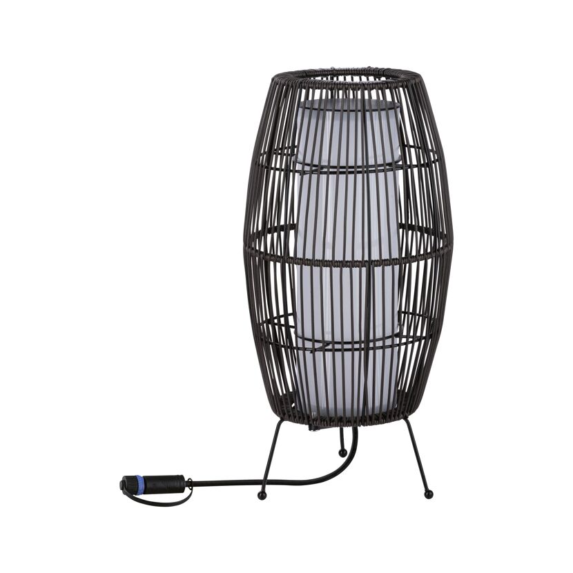 Außenleuchte 'Plug & Shine' schwarz 3,2 W Ø 20 x 40 cm