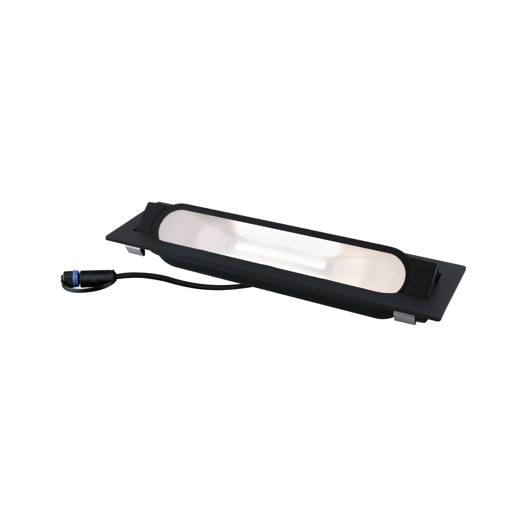 LED-Wandfluter 'Plug & Shine' anthrazit 6,1 W 27,9 x 3,3 x 7,6 cm