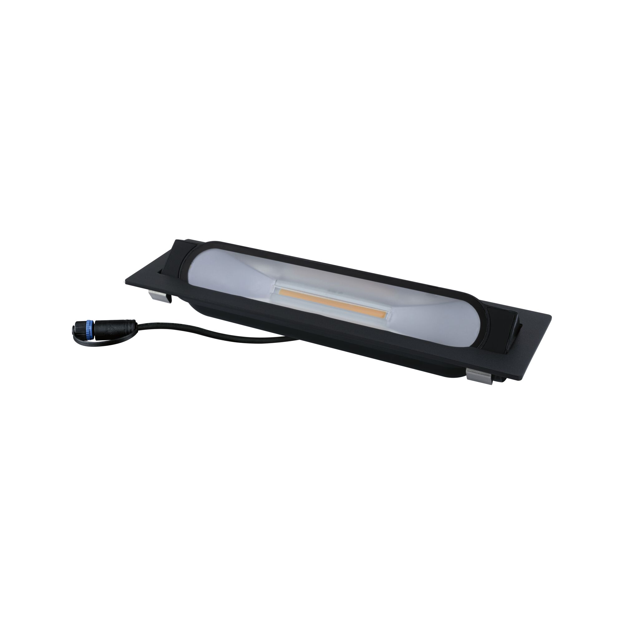 LED-Wandfluter 'Plug & Shine' anthrazit 6,1 W 27,9 x 3,3 x 7,6 cm