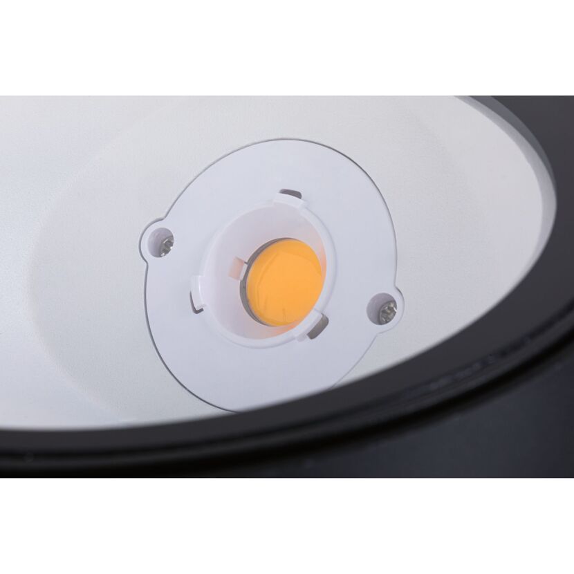 LED-Bodeneinbauleuchte 'Plug & Shine' anthrazit 6,1 W Ø 15,5 x 13,5 cm