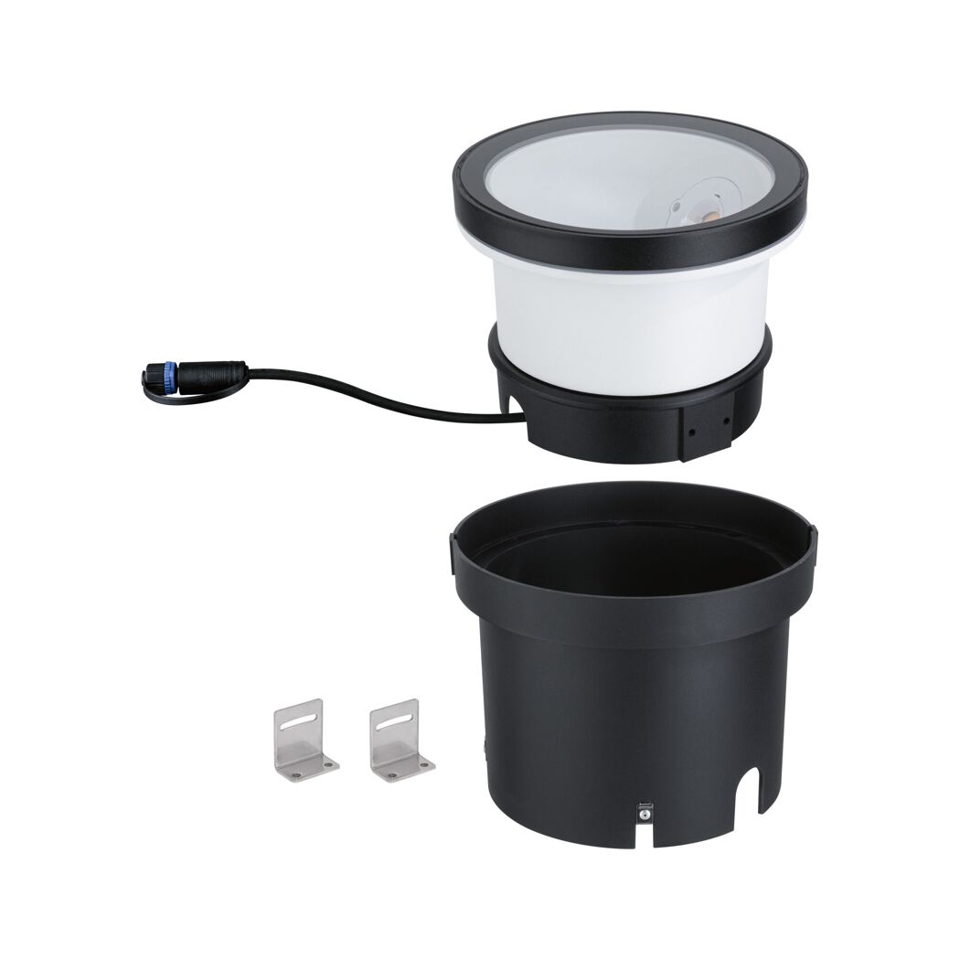 LED-Außeneinbauleuchte 'Plug & Shine' dimmbar 510 lm warmweiß Ø 15,5 cm