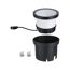 LED-Bodeneinbauleuchte 'Plug & Shine' anthrazit 6,1 W Ø 15,5 x 13,5 cm