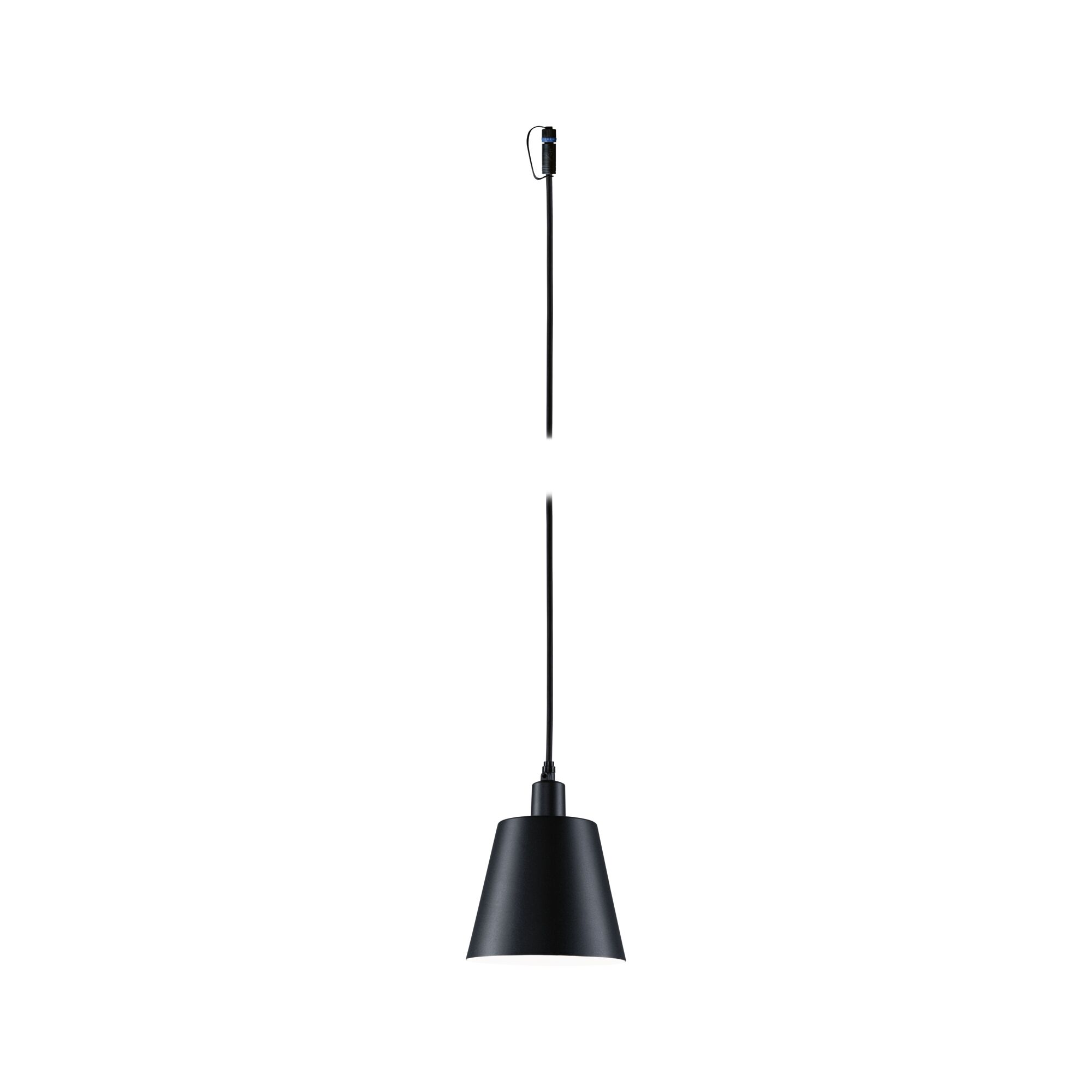 Outdoor-Pendelleuchte 'Plug & Shine Kofia' E14 anthrazit 500 cm