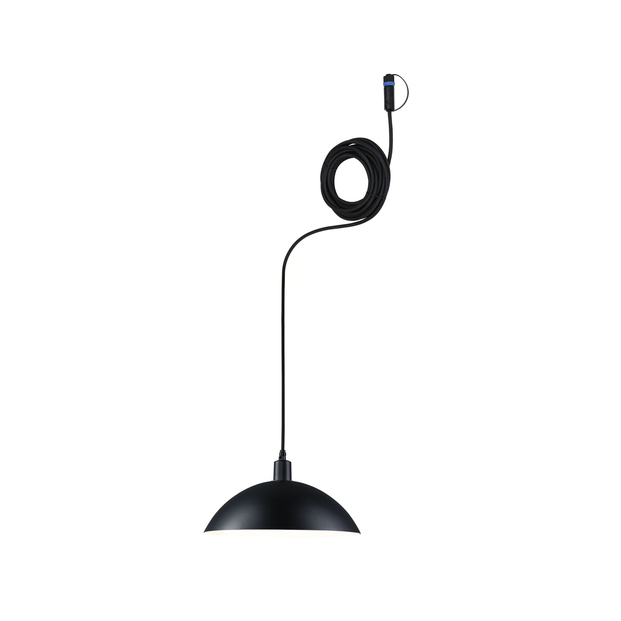 Outdoor-Pendelleuchte 'Plug & Shine Mapala' E14 anthrazit 500 cm