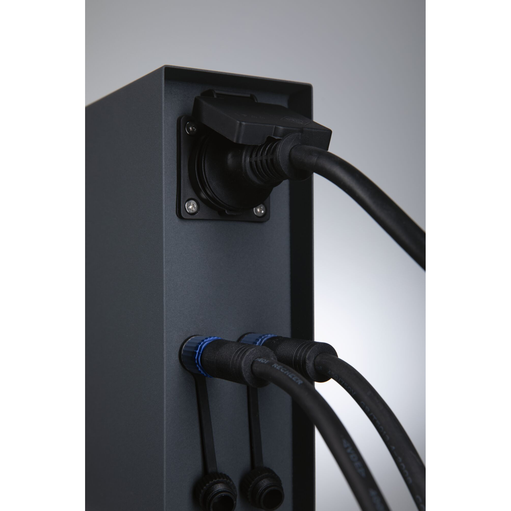Steckdosensäulen 'Plug & Shine' anthrazit IP 44 3680 W