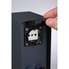 Steckdosensäulen 'Plug & Shine' anthrazit IP 44 3680 W