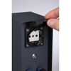Steckdosensäule 'Plug & Shine' anthrazit IP 44 3680 W