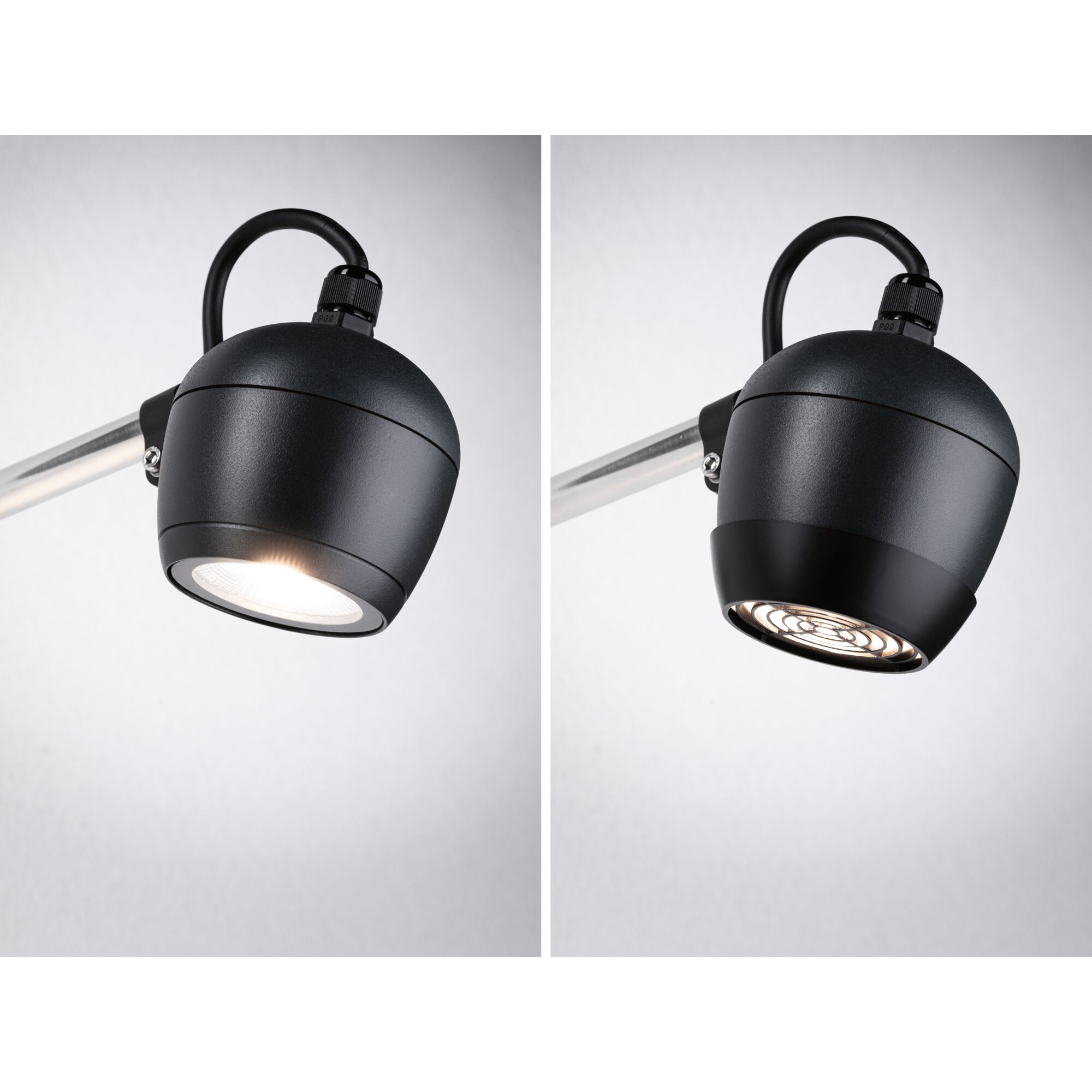 Blendkappe 'Plug & Shine' anthrazit für Kikolo-Leuchten