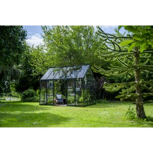 Gewächshaus 'ICON Planthouse 8' 379,1 x 254,7 cm mit 3 mm Sicherheitsglas grün