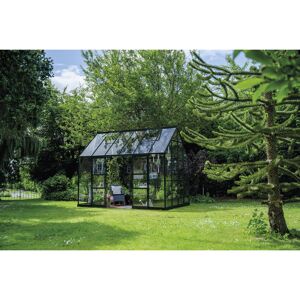 Gewächshaus 'ICON Planthouse 8' 379,1 x 254,7 cm mit 3 mm Sicherheitsglas schwarz