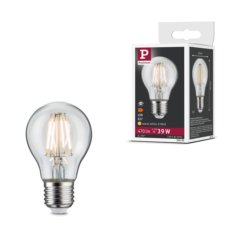 LED-Leuchtmittel E27 4,3 W 470 lm