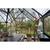 Gewächshaus 'ICON Gardenhouse 8' 383,9 x 381,5 cm mit 3 mm Sicherheitsglas grün