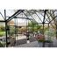 Gewächshaus 'ICON Gardenhouse 8' 383,9 x 381,5 cm mit 3 mm Sicherheitsglas grün